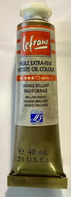 Huile Extra Fine 40 ML Lefranc Bourgeois Bleu Orange Brillant 203 S2