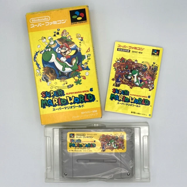 SUPER MARIO WORLD Super Mario Bros.4 1990 Famicom SFC SNES Azione EUR ...