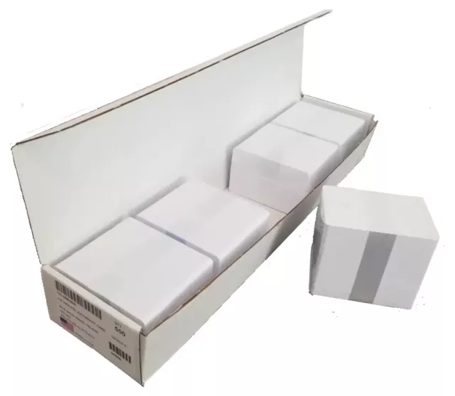 BLANK WHITE PVC ID CARDS 30mil, CR8030 plastic ID Cards