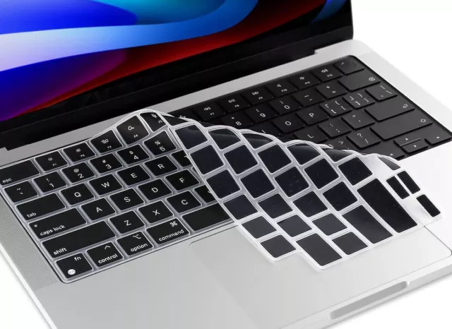 Soft Silicone Keyboard Cover Skin for MacBook Air 13.6" 2022 A2681 M2 15" 2023