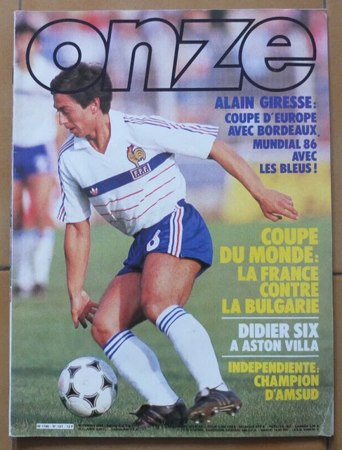 Magazin Elf Nr. 124 vom April 1986 Bossis Boniek Madjer Juventus Barça