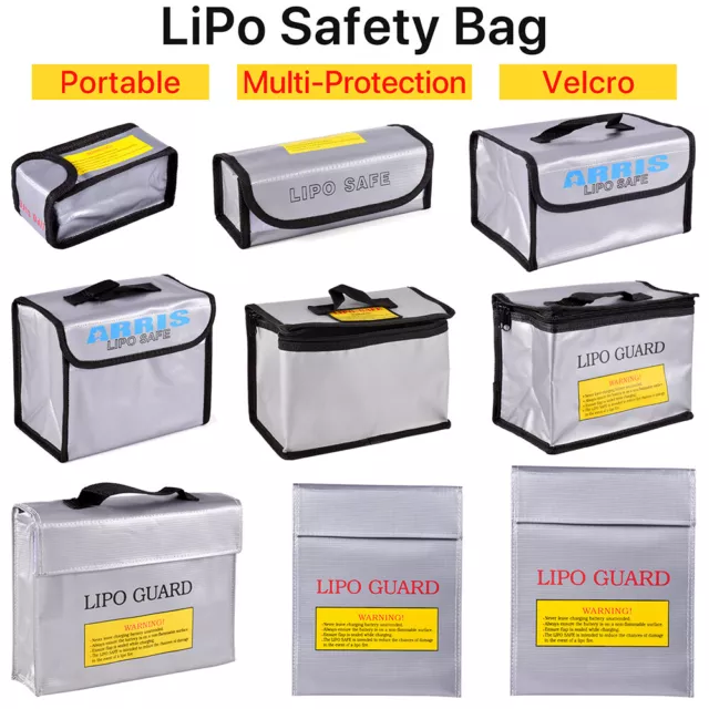 Multiple Size RC Lipo Fire Proof Explosion-Proof  Safety Battery Charging Bag