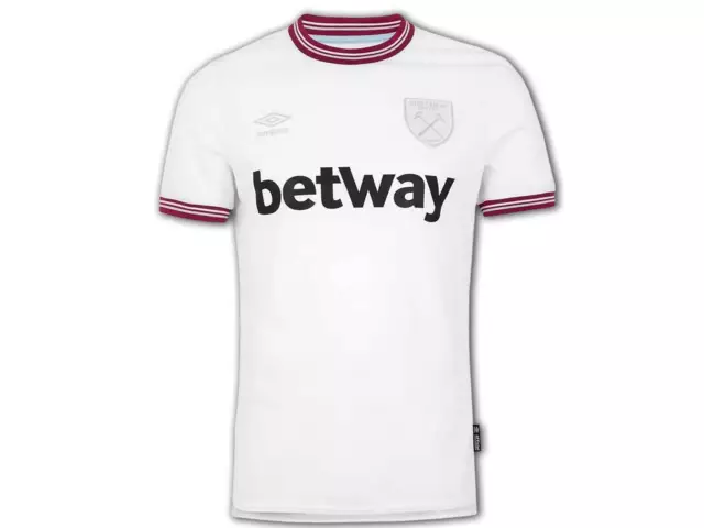 West Ham United Auswärtstrikot 23 24 Umbro WHUFC Away Shirt Hammers Jersey M-4XL