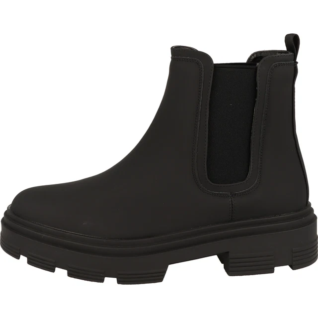 La Strada Chaussures Femmes 2180581-1001 Chelsea Boots Bottes Fourrées Noir Doux 2