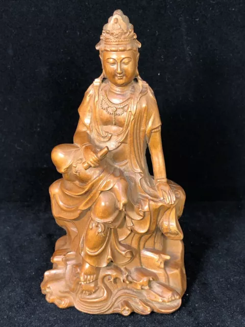 Kwan Yin Statue Carving