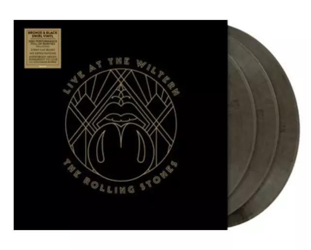 The Rolling Stones - Live At The Wiltern Theater 3 Lp Vinyl Bronze Black Swirl