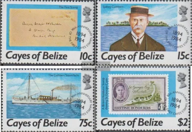 Cayes of belize 18-21 (complète edition) neuf avec gomme originale 1984 Timbres