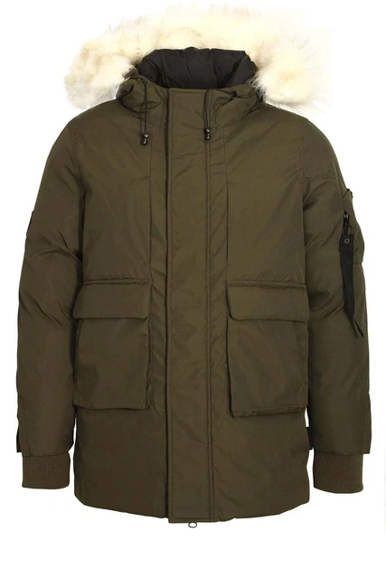 Bellfield lightweight parka deals in khaki
