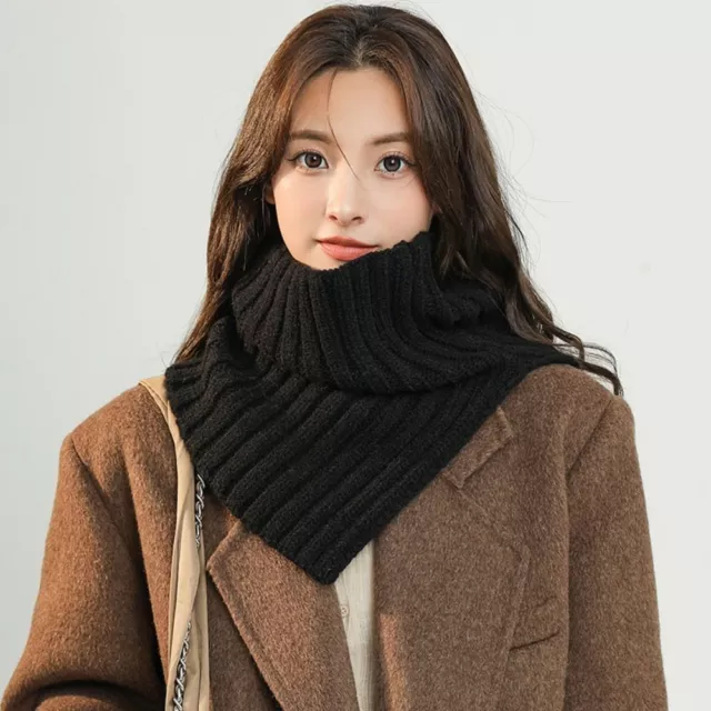 Cashmere Knitted Scarf Winter Wraps Scarve New Turtleneck  Women