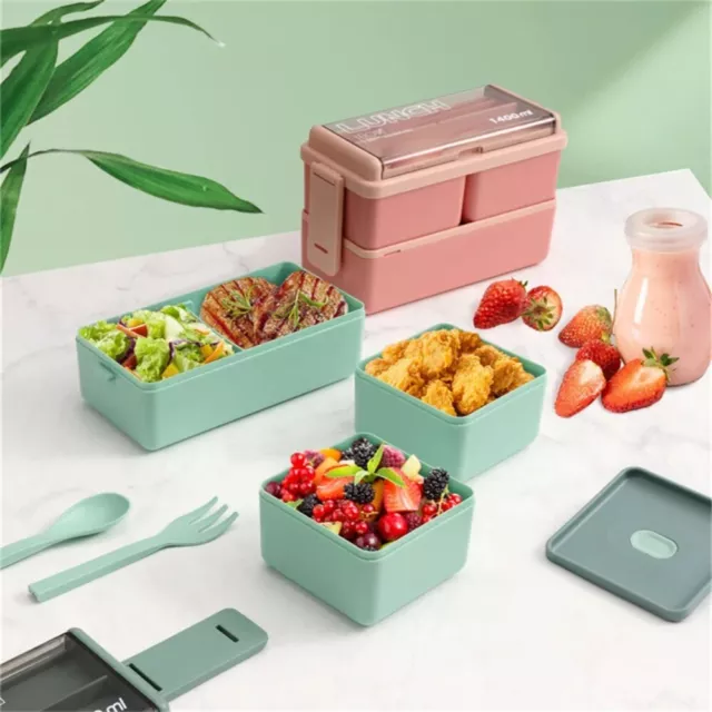 Detachable Lunch Box Single/Double Layer Food Storage Container  Student