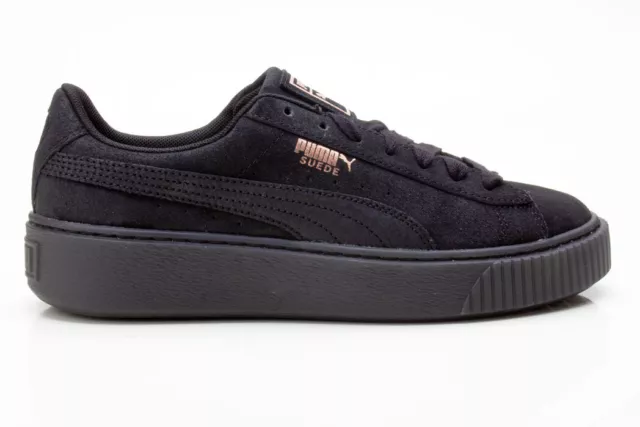Scarpe puma suede clearance platform nere