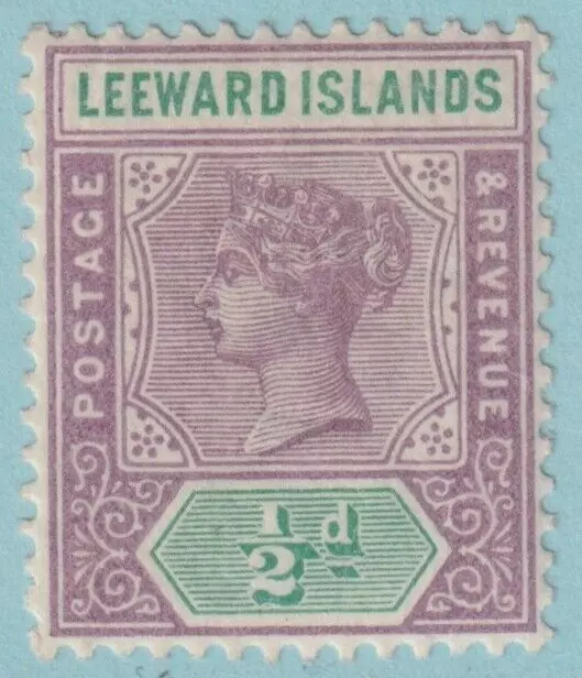 Leeward Islands 1 Mint Hinged Og* No Faults Very Fine! - Tuw