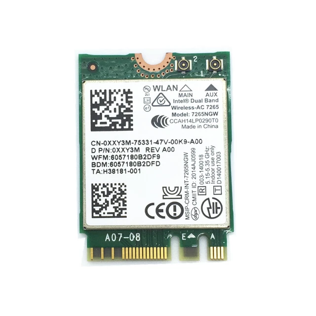 Scheda Di Rete Wireless M.2 867 Mbps Killer AC-1535, Bluetooth 4.1, Doppia Banda, NGFF