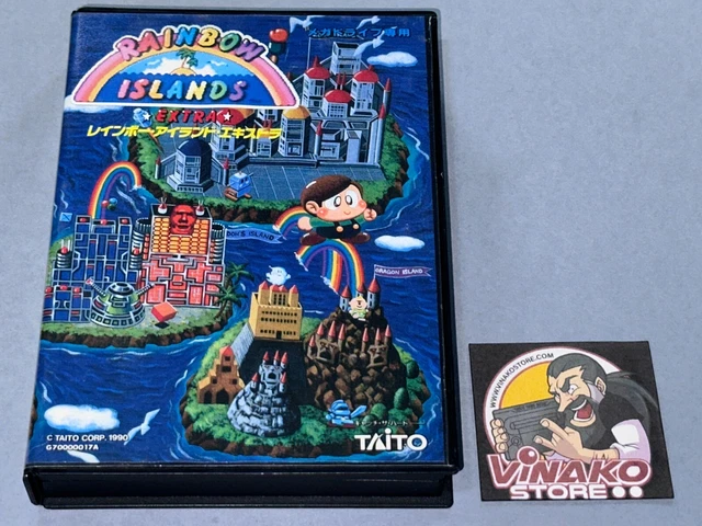 Fiche du jeu Rainbow Islands Extra sur Sega Megadrive - Le Musee des Jeux Video Fiche du jeu Rainbow Islands Extra sur Sega Megadrive - Le Musee des Jeux Video