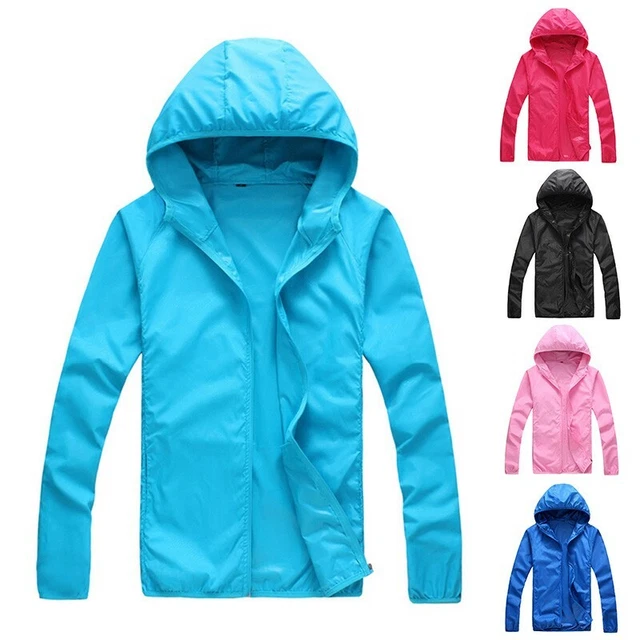 Donne e Uomini Impermeabile Antivento Giacca Outdoor Veloce Asciutto Bici M-3XL