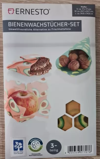 Bienenwachstüche - Set, Frischhaltefolie