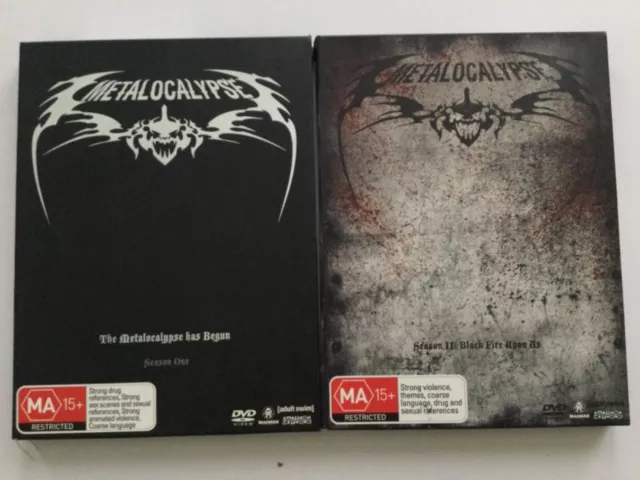 Metalocalypse (2006) Season 1 One + Season 2 Two Australian PAL Region 4 DVD