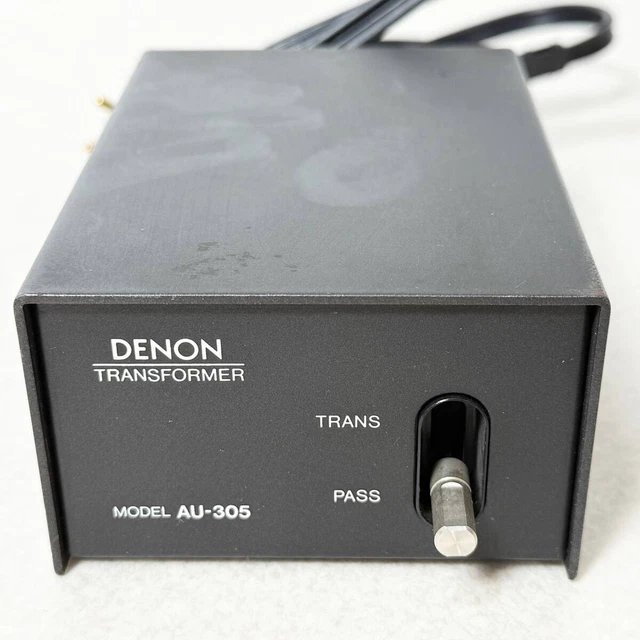 DENON AU-305 STEP Up Transformer MC Cartridge Japan Used TESTED