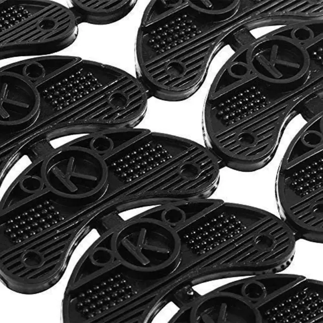 10 Pairs Black Color Rubber Shoe Heel Plates Taps Heel Repair Pad Non-Slip NEW