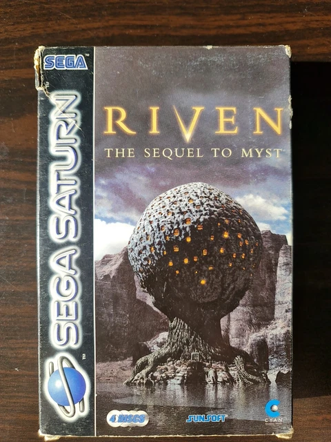 Riven : The Sequel To Myst Sur Sega Saturn - Disc 3-4 - Version PAL (Bon état, Sans Notice)