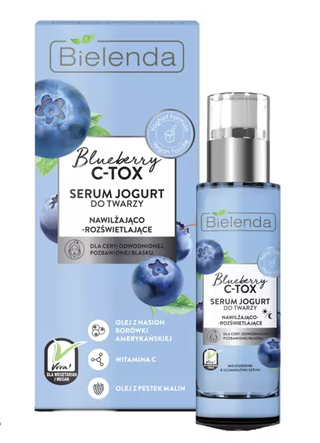 BIELENDA BLUEBERRY C-TOX FACE SERUM YOGHURT MOISTURIZING & ILLUMINATING 30ml