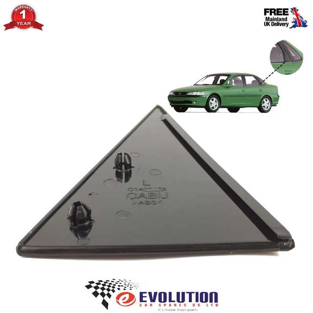Rear Door Window Outer Triangle Trim LH Fits Vauxhall Vectra B 95 to 03 149481