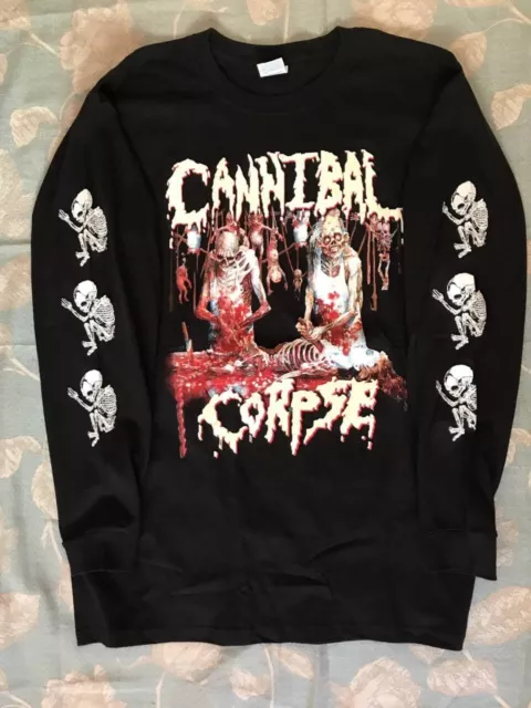 Cannibal corpse Long sleeve XXL shirt Vile Benediction Deicide Gorefest Carcass