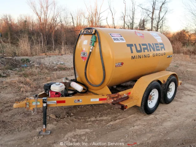 2018 Lee DT 975 1,000 Gallon Fuel Tank Trailer T A Honda w  Pump Diesel