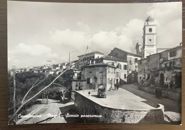 Rara Veduta Foto Cartolina Castelnuovo Magra - La Spezia - FG NVG