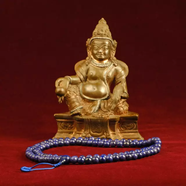 Mala Lapislazuli Buddhist Rosary Beads 0 11/32in Buddhism Gemstone