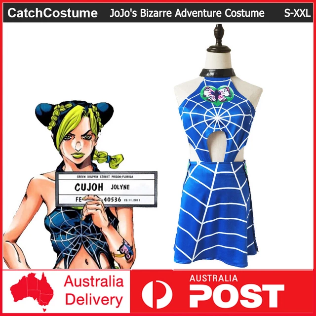 JOJO'S BIZARRE ADVENTURE Jolyne Cujoh Cosplay Costume Christmas Fancy