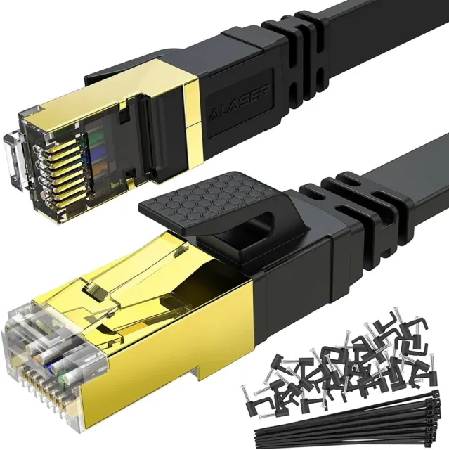 15M CAT8 2000MHz 40Gbps Ethernet LAN Ultra High Speed internet Cable RJ45