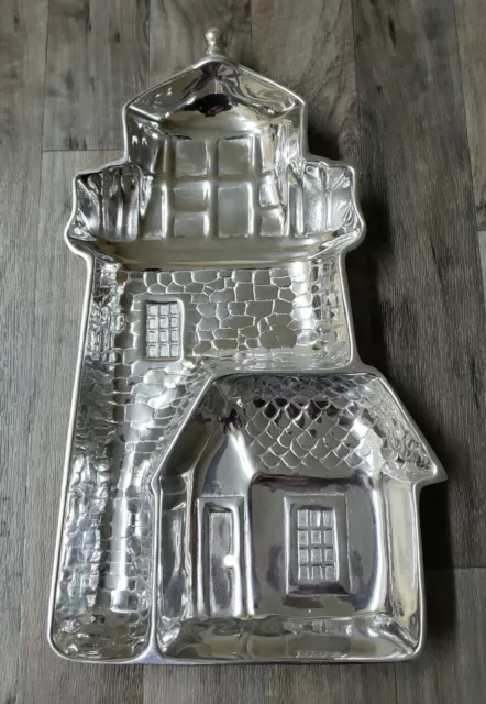 Wilton Armetale Lighthouse Chip And Dip Tray Wilton Armetale Lighthouse Chip And Dip Tray