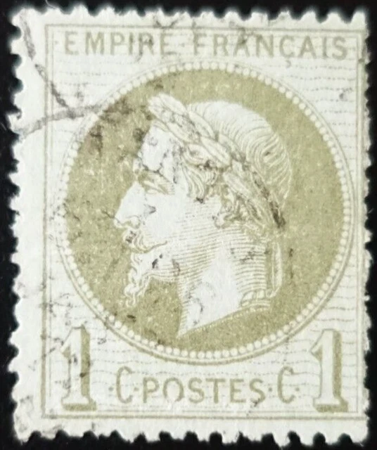 Timbre France N°3 - Oblitéré - Telegraph - Collection Philatélique