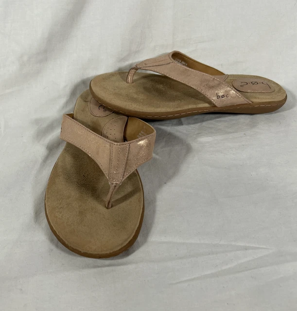 BOC Born Zita Thong Womens Size 8M Flip Flop Sandals Pink Barbiecore Comfort