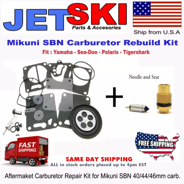 Sea-Doo 587 657 717 720 787 800 engine Mikuni Carb Rebuild Kit Carburetor seadoo