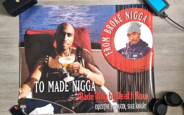 Death Row Records - From Broke N 2 Broke N Made Only By DR Promo Poster - 2Pac