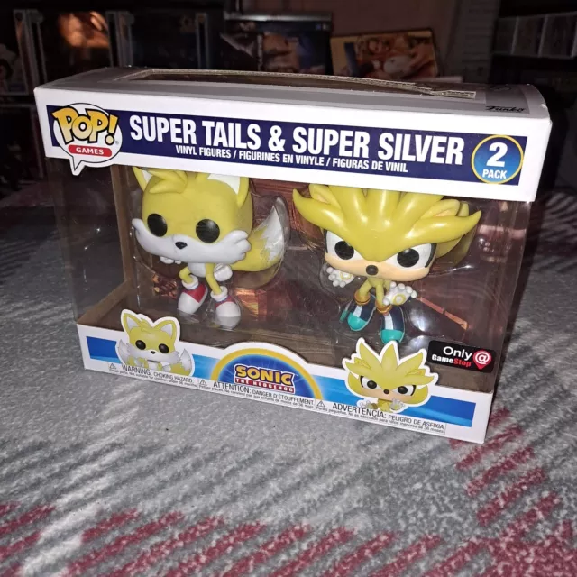 Verified Super Tails & Super Silver (2-Pack) [SDCC] by Funko Pop!
