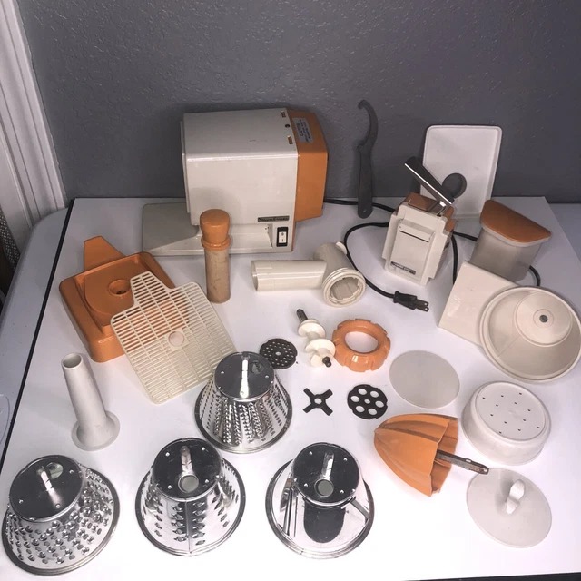 MOULINEX VINTAGE COMBINE Meat Grinder Food Processor juicer tested