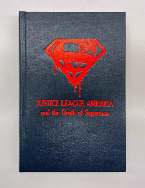 Justice League America and the Death of Superman Hard Cover book pre-Owner #88A