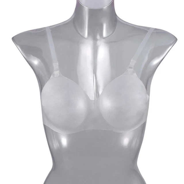Reggiseno donna sexy trasparente invisibile ultrasottile prospettico