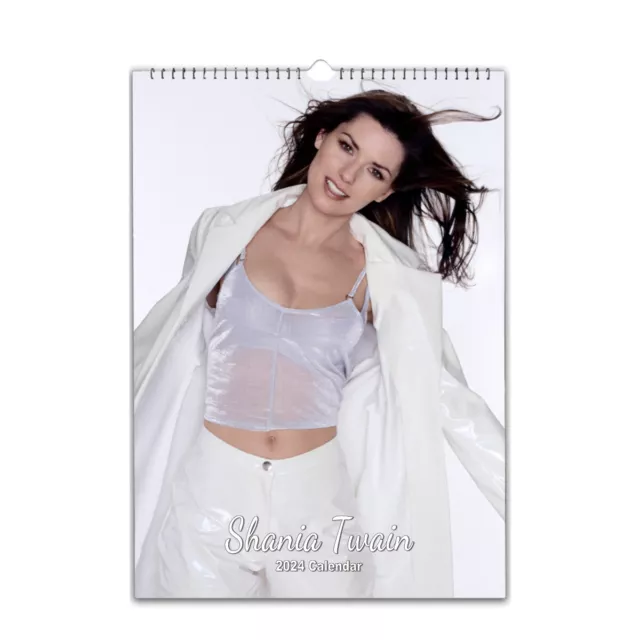 Shania Twain Full photo calendar 2024/25 personalised Choose Start