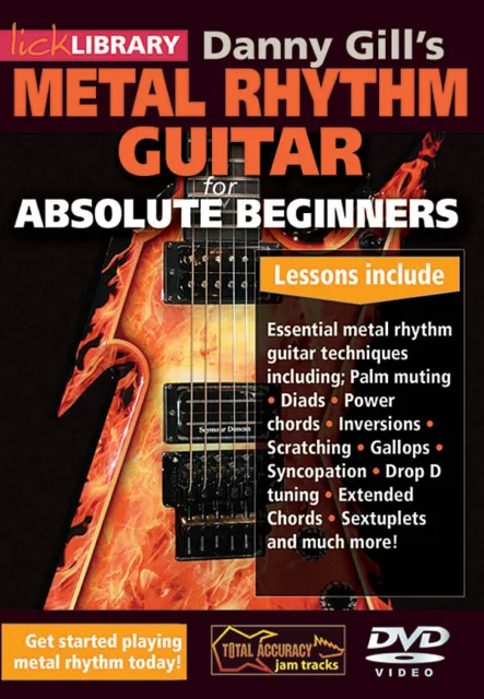 Metal Rhythm Guitar for Beginner Learn to Play Danny Gill Lessons Video DVD
