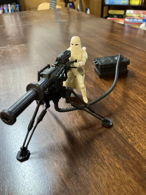 Star Wars Snowtrooper With E-Web Blaster Cannon