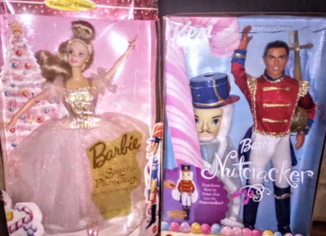 Barbie The Sugar Plum Fairy, Ken as Prince Eric in the Nutcracker 2001