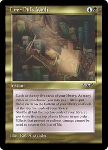 LIM-DÛL'S VAULT Alliances MTG Gold Instant Unc