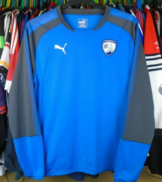 Chesterfield Puma Fussball Fussball Training Sweatshirt Trikot Top Large