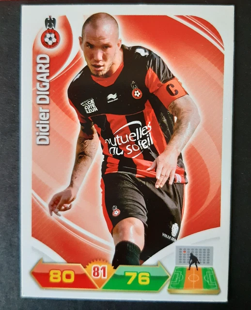 Carte Adrenalyn Signée OGC Nice - Digard, Ligue 1, Collection Football