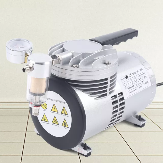 Oilless Diaphragm Vacuum Pump Industrial Oil Free Vacuum Suction Pump 20-23L/min