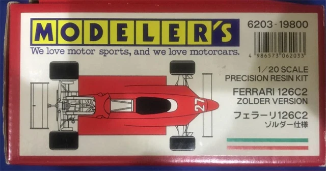 MODELERS FERRARI 126C2 Solder Specification 1/20 Resin Assembly Kit ...